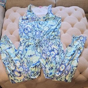 Lilly Pultizer Blue and Green One Piece